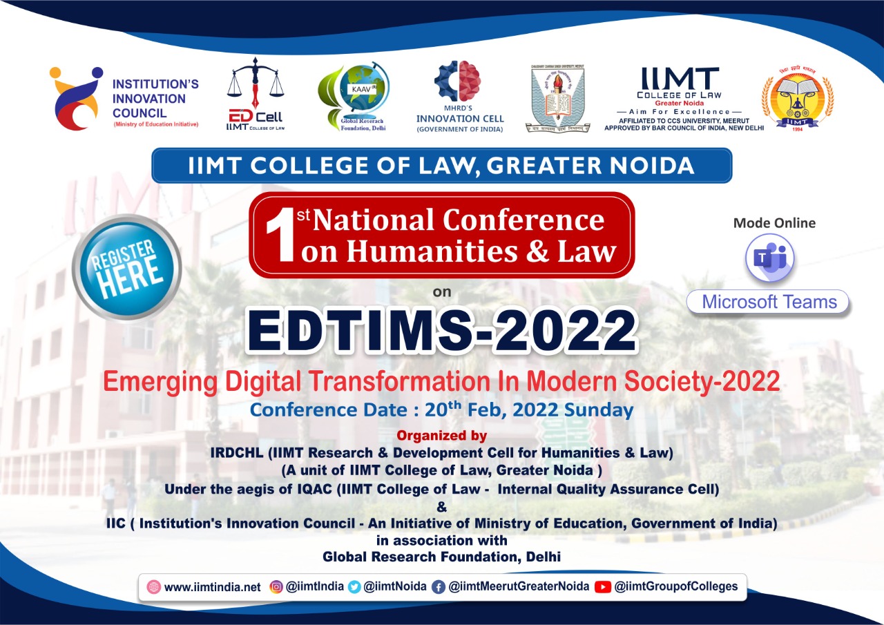 1st National Conference on Humanities & Law